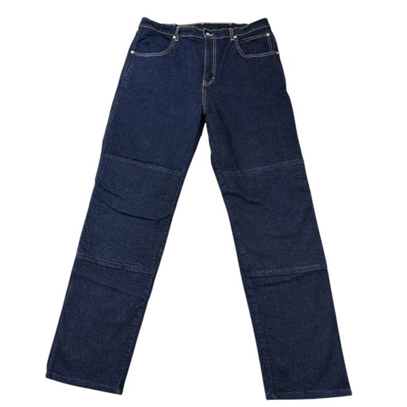 Draggin Jeans Kevlar Lined Motorcycle Biker Riding Blue Denim Men's 38 - Picture 1 of 13